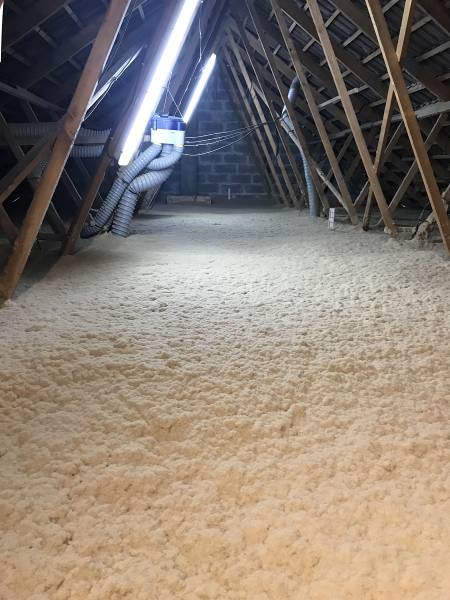 Isolation de vos combles perdus en laine de bois souflés en seine-maritime