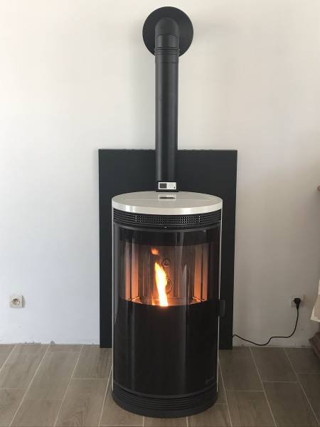 Poêle à granulés Ecoforest Paris nacré à Notre dame de bliquetuit