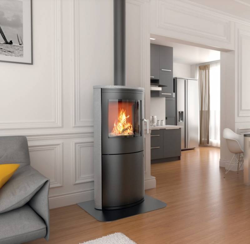 odyssée design poêle bois moderne