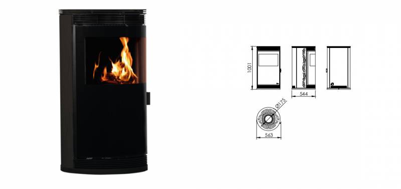 Poêle à bois ECOFOREST - Modèle ARLES