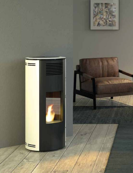 Poêle à granulés étanche de marque RED - Modèle MINTA